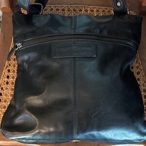 Harbour 2nd Black Leather Adjustable Crossbody